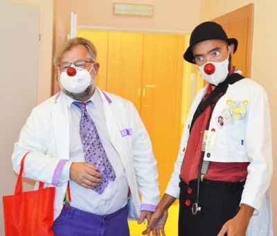 Zdravotní klauni navštěvují v Nemocnici AGEL Valašské Meziříčí pravidelně dětské oddělení