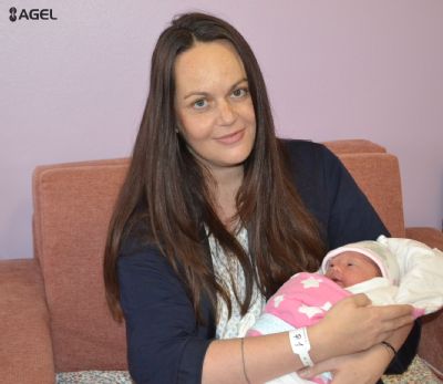Matylda je prvním dítětem roku 2023 v porodnici Nemocnice AGEL Valašské Meziříčí